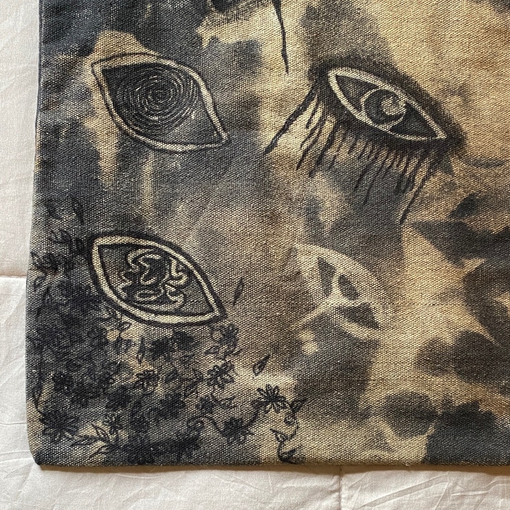 Artistic Eye-Patterned Tote Bag - image 3